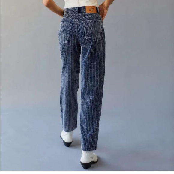 BDG Hi-Rise Baggy Blue Corduroy Pants Urban Outfitters Sz 28 - Picture 2 of 9